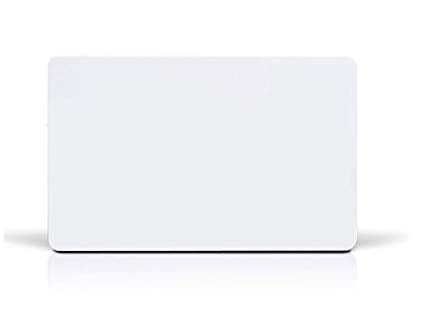 Mifare 1K Contactless 1Kv RFID 13.56 MHz Plain White Smart Cards