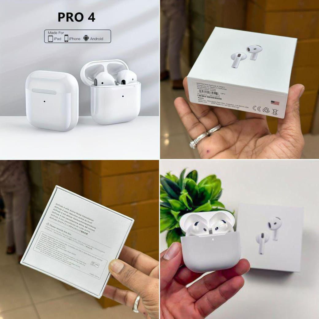 Obbless AirPods 4 Wireless Earbuds – Bluetooth Headphones with H2 Chip, Spatial Audio, USB-C Charging, 30H Battery