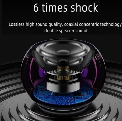 OBBLESS JBL Ultra Mini Wireless Bluetooth Speaker – Heavy Metal Electroplated Round Design & Quick Charge, Long Battery Life, Wireless Control (Multicolor, Pack of 1)